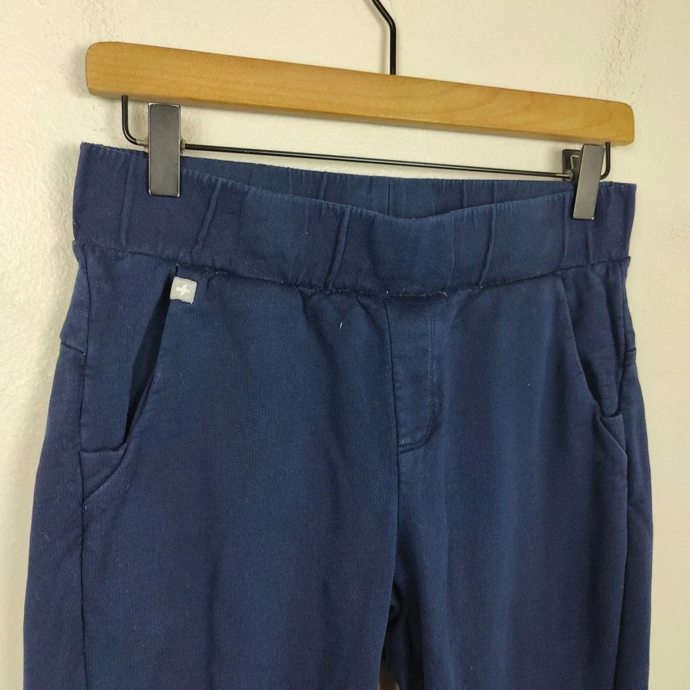 Figs‎ Off-Shift Relaxed Jogger Sweatpants Womens XS Navy Blue Scrubs Medical
